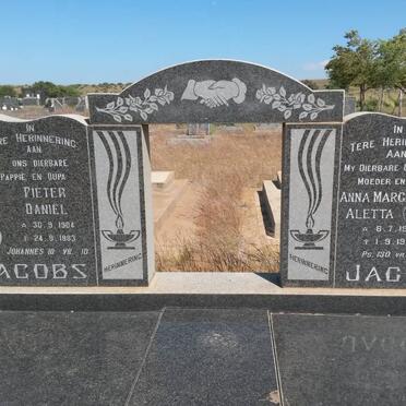 JACOBS Pieter Daniel 1904-1983 &amp; Anna Margaretha Aletta ROUX 1905-1975