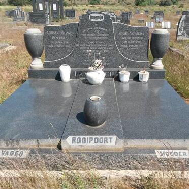 LAMPRECHT Adriaan Johannes Hendrikus 1891-1958 &amp; Susara Catharina VAN DER WALT 1895-1991