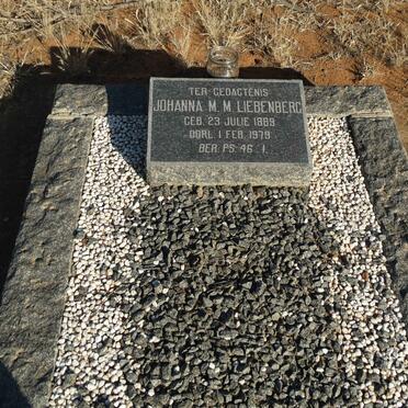 LIEBENBERG Johanna M.M. 1889-1979