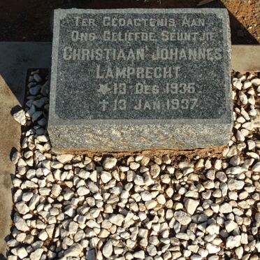 LAMPRECHT Christiaan Johannes 1935-1937