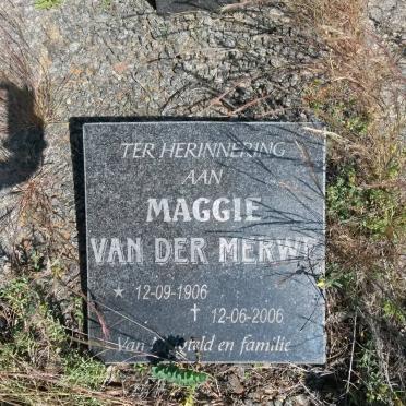 MERWE Maggie, van der 1906-2006