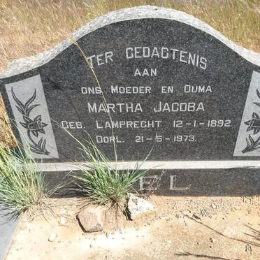 NEL Martha Jacoba nee LAMPRECHT 1892-1973