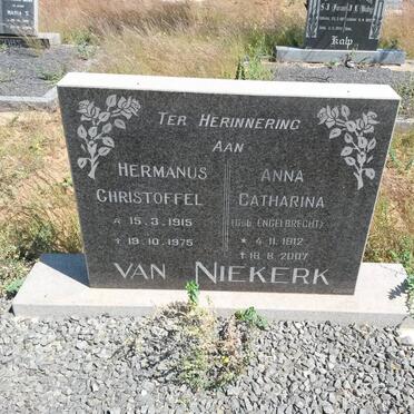 NIEKERK Hermanus Christoffel, van 1915-1975 &amp; Anna Catharina ENGELBRECHT 1912-2007