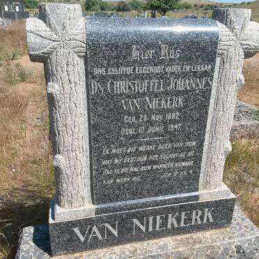 NIEKERK Christoffel Johannes, van 1882-1947