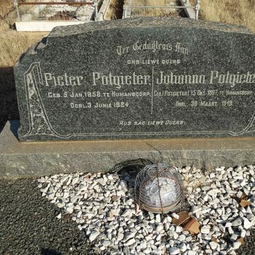POTGIETER Pieter 1858-1924 &amp; Johanna POTGIETER 1867-1949