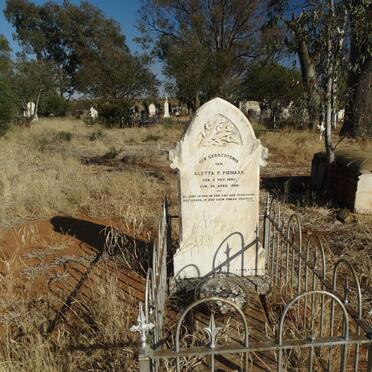 PIENAAR Aletta P. 1892-1900