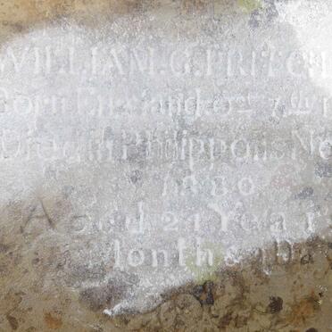 PRITCHARD William G. 1856-1880