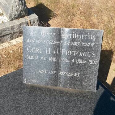 PRETORIUS Gert H.J. 1888-1935