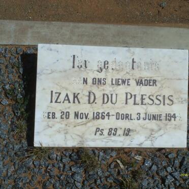 PLESSIS Izak D., du 1864-1944