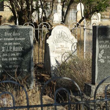 ROUX S.J.P. 1873-1914 :: JACOBS Maria Elizabeth nee BESTER 1874-1962 :: ROUX Johannes Petrus