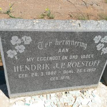 ROESTOFF Hendrik J.P. 1882-1952