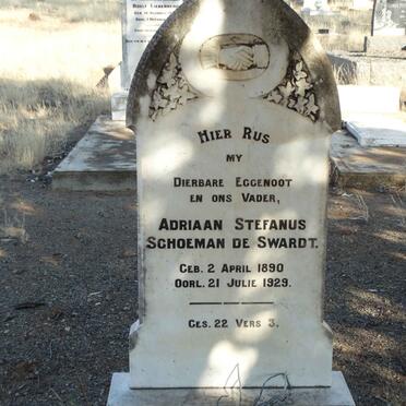 SWARDT Adriaan Stefanus Schoeman, de 1890-1929