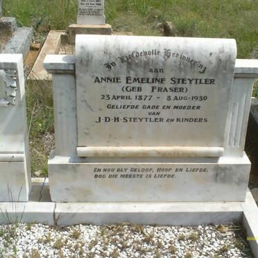 STEYTLER Annie Emmeline nee FRASER 1877-1930
