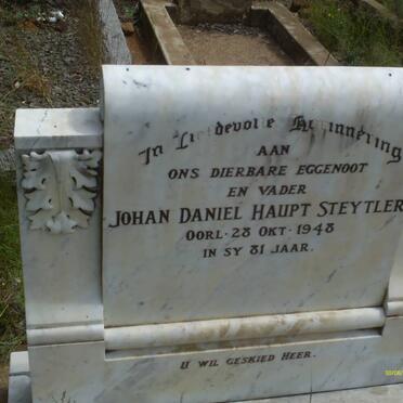 STEYTLER Johan Daniel Haupt -1948