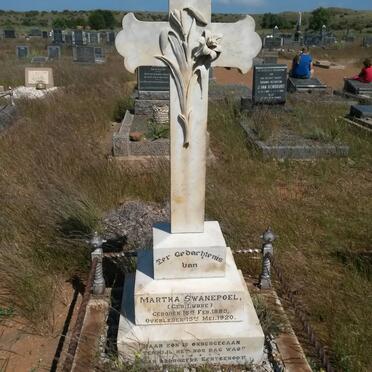 SWANEPOEL Martha nee LUBBE 1885-1920