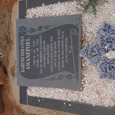SWANEPOEL Barend Johannes 1932-2013