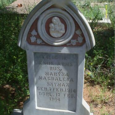 SNYMAN Maryna Magdalena 1914-1914