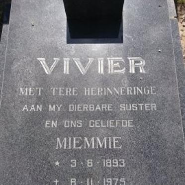 VIVIER Miemmie 1893-1975