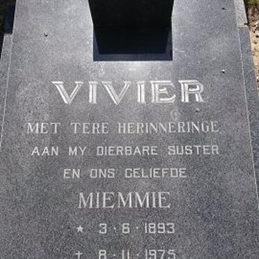 VIVIER Miemmie 1893-1975