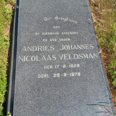 VELDSMAN Andries Johannes Nicolaas 1928-1978