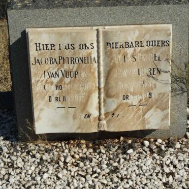 VUUREN Lukas Daniel, J. van 1852-1943 &amp; Jacoba Petronella HERHOLDT 1863-1947