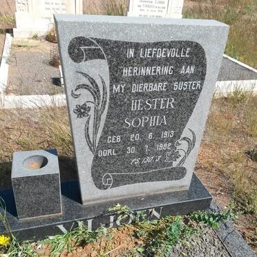 VILJOEN Hester Sophia 1913-1982
