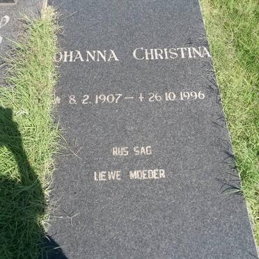 VORSTER Johanna Christina 1907-1996
