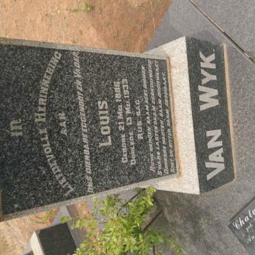 WYK Louis, van 1886-1933 &amp; Anna Elizabeth LE ROUX 1892-1974 :: CHATWIND Anna Maria Elizabeth nee VAN WYK 1916-2002