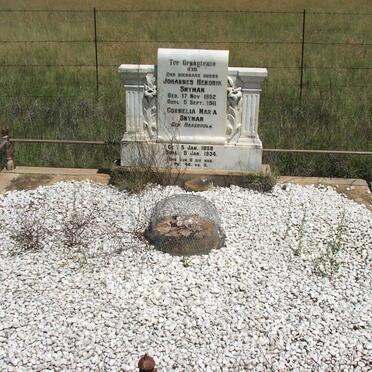 SNYMAN Johannes Hendrik 1852-1911 &amp; Cornelia Maria 1858-1934