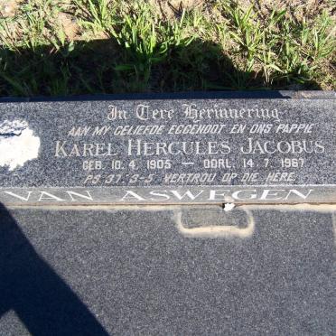 ASWEGEN Karel Hercules Jacobus, van 1905-1967