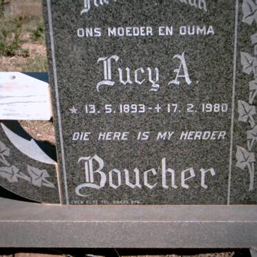 BOUCHER Lucy A. 1893-1980