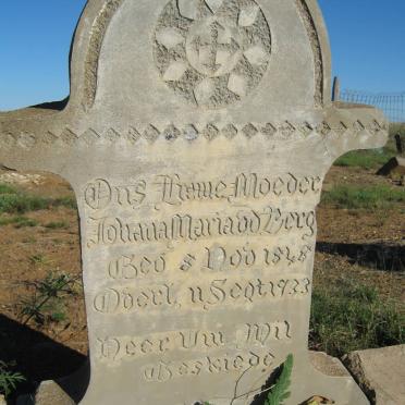 BERG Johanna Maria, v.d. 1848-1933