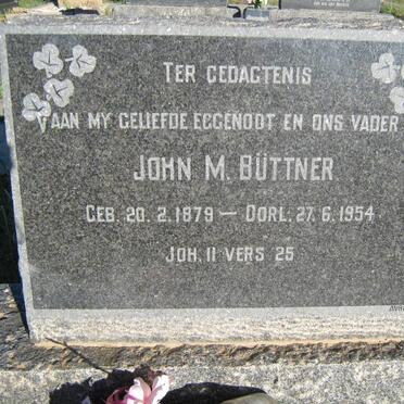 BUTTNER John M. 1879-1954