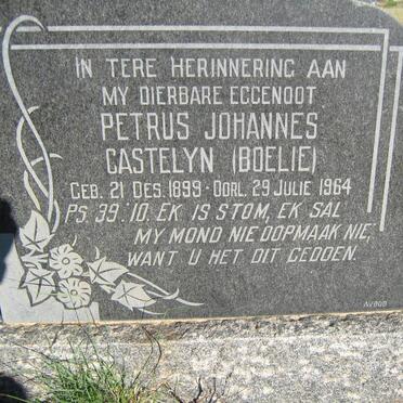 CASTELYN Petrus Johannes 1899-1964