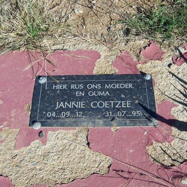 COETZEE Jannie 1912-1995