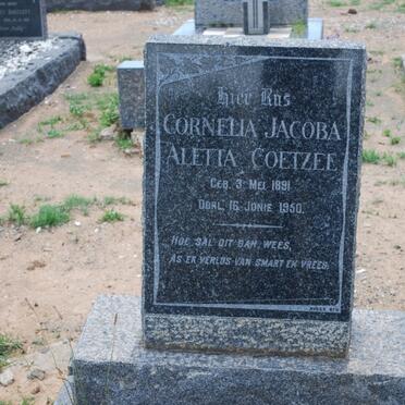 COETZEE Cornelia Jacoba Aletta 1891-1950