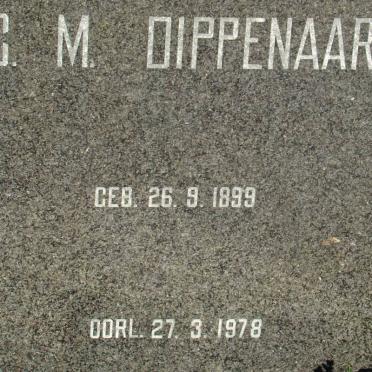 DIPPENAAR C.M. 1899-1978 &amp; A.M.C. 1898-1974 