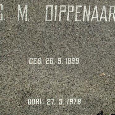 DIPPENAAR C.M. 1899-1978 &amp; A.M.C. 1898-1974 