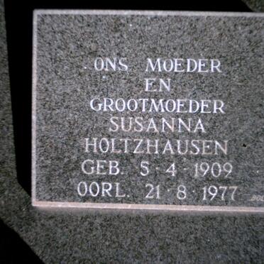 HOLTZHAUSEN Susanna 1909-1977