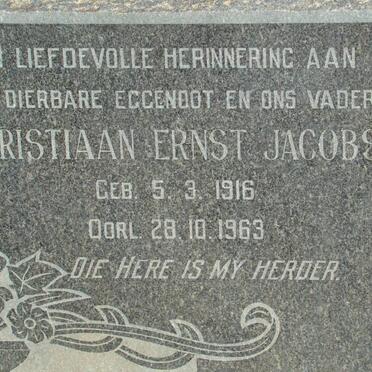 JACOBS Christiaan Ernst 1916-1963