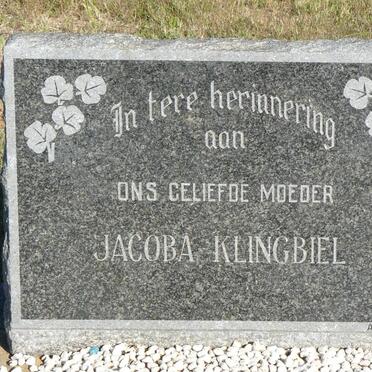 KLINGBIEL Jacoba