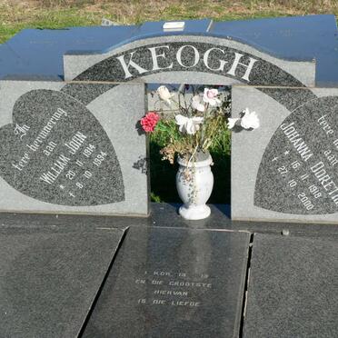 KEOGH William John 1914-1994 &amp; Johanna Dorethea 1918-2000