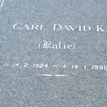 ? Carl David K. 1924-1990