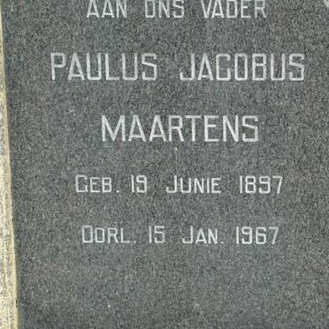 MAARTENS Paulus Jacobus 1897-1967 
