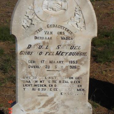 MEYBURGH Danuel Samuel Christoffel 1853-1925