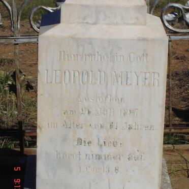 MEYER Leopold  -1897