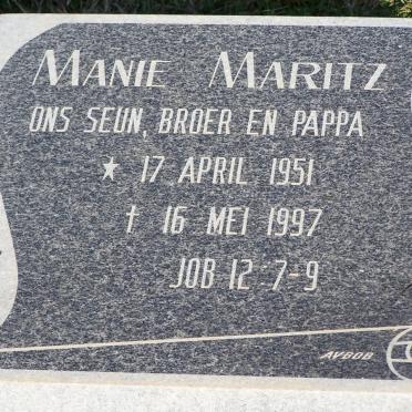 MARITZ Manie 1951-1997