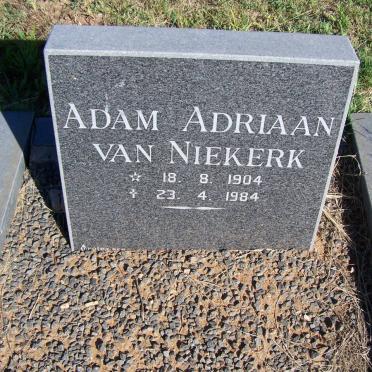 NIEKERK Adam Adriaan, van 1904-1984