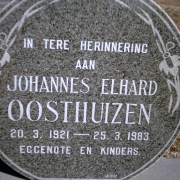 OOSTHUIZEN Johannes Elhard 1921-1983