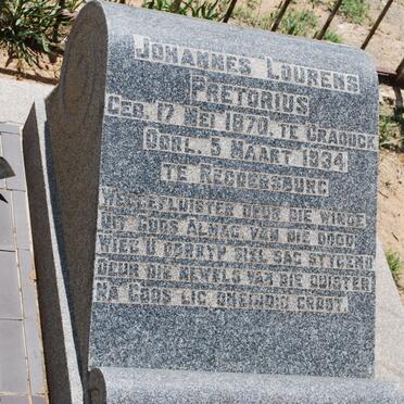 PRETORIUS Johannes Lourens 1870-1934